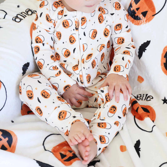 PRE-ORDER Convertible Zip Romper | Trick or Treat