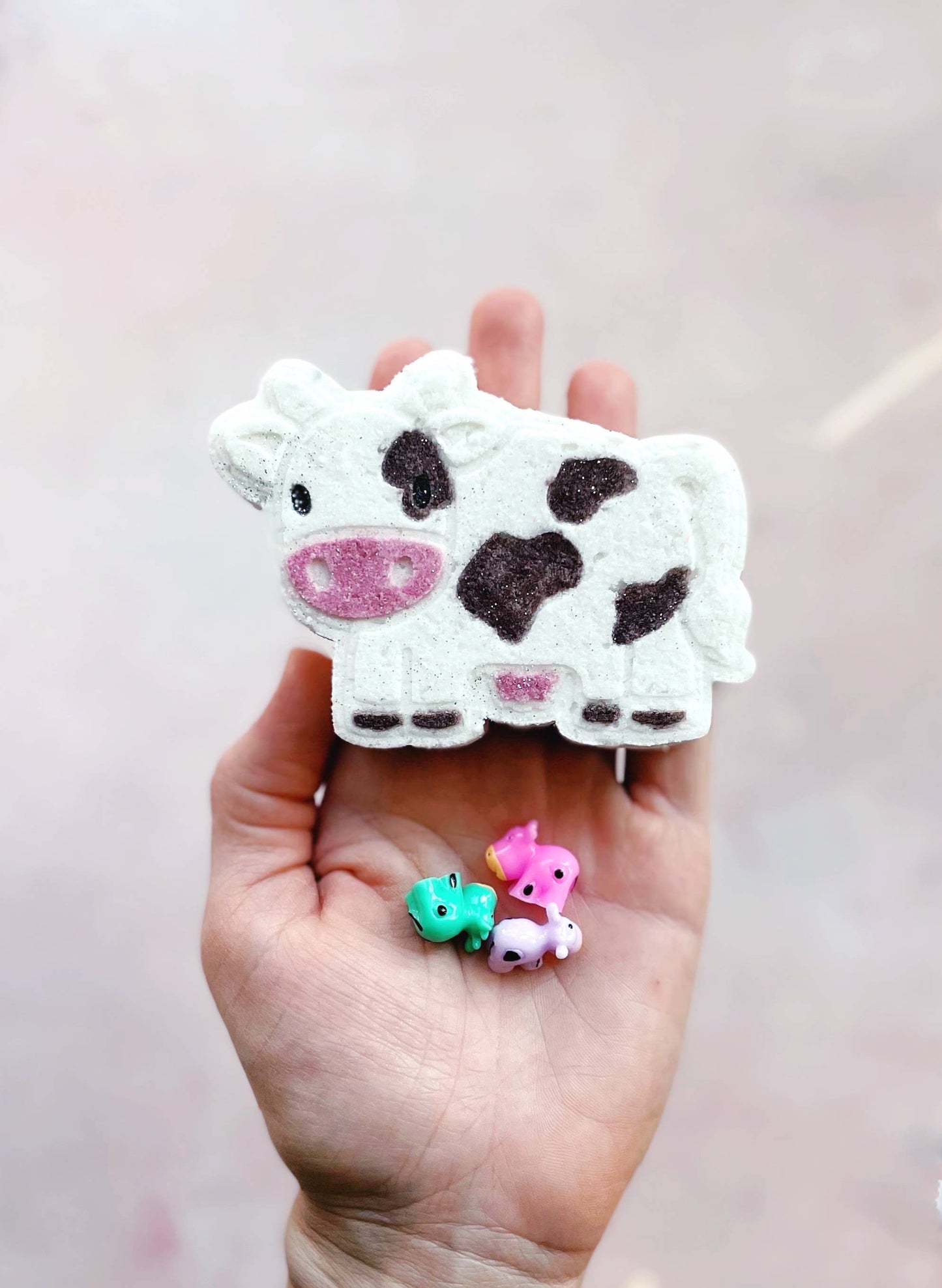 Cow Bath Bomb - with toy!