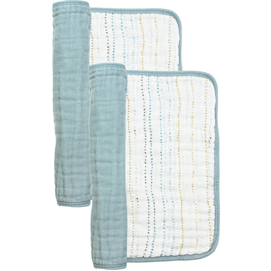 Cloud Muslin Burp Cloth 2 Packs | Conrad + Steel