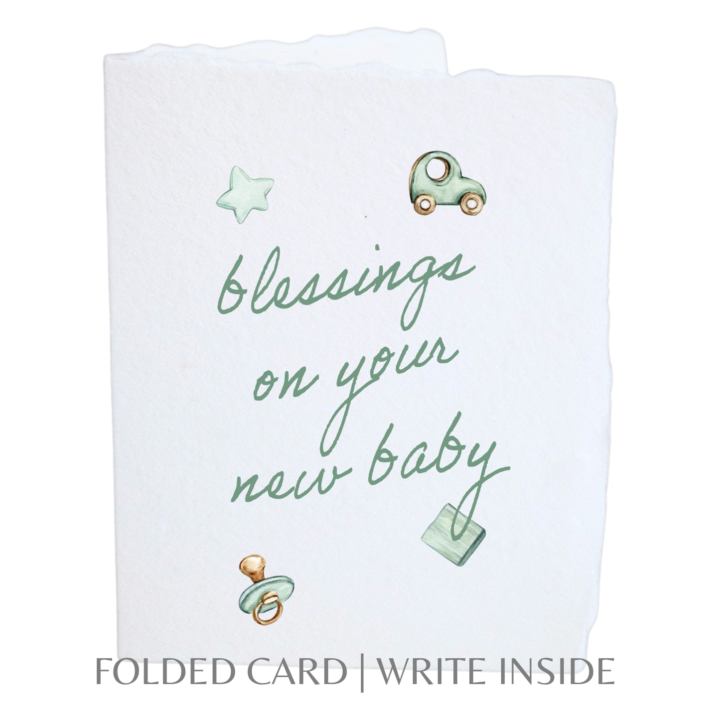 Blessings On Your New Baby | Religious/Christian Greeting Card