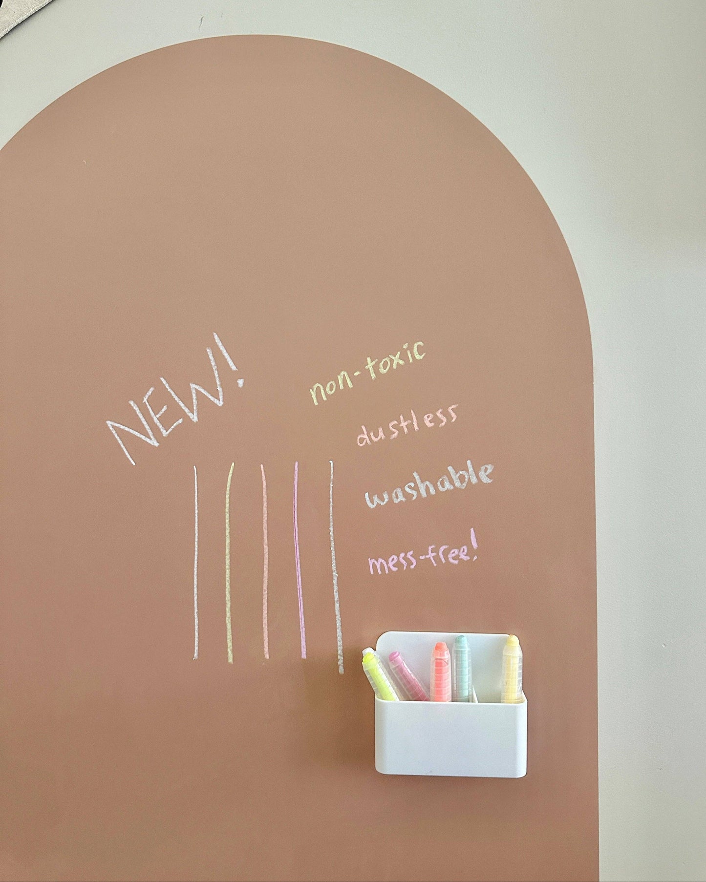 Dustless Chalk Crayons (Box of 12): Neon