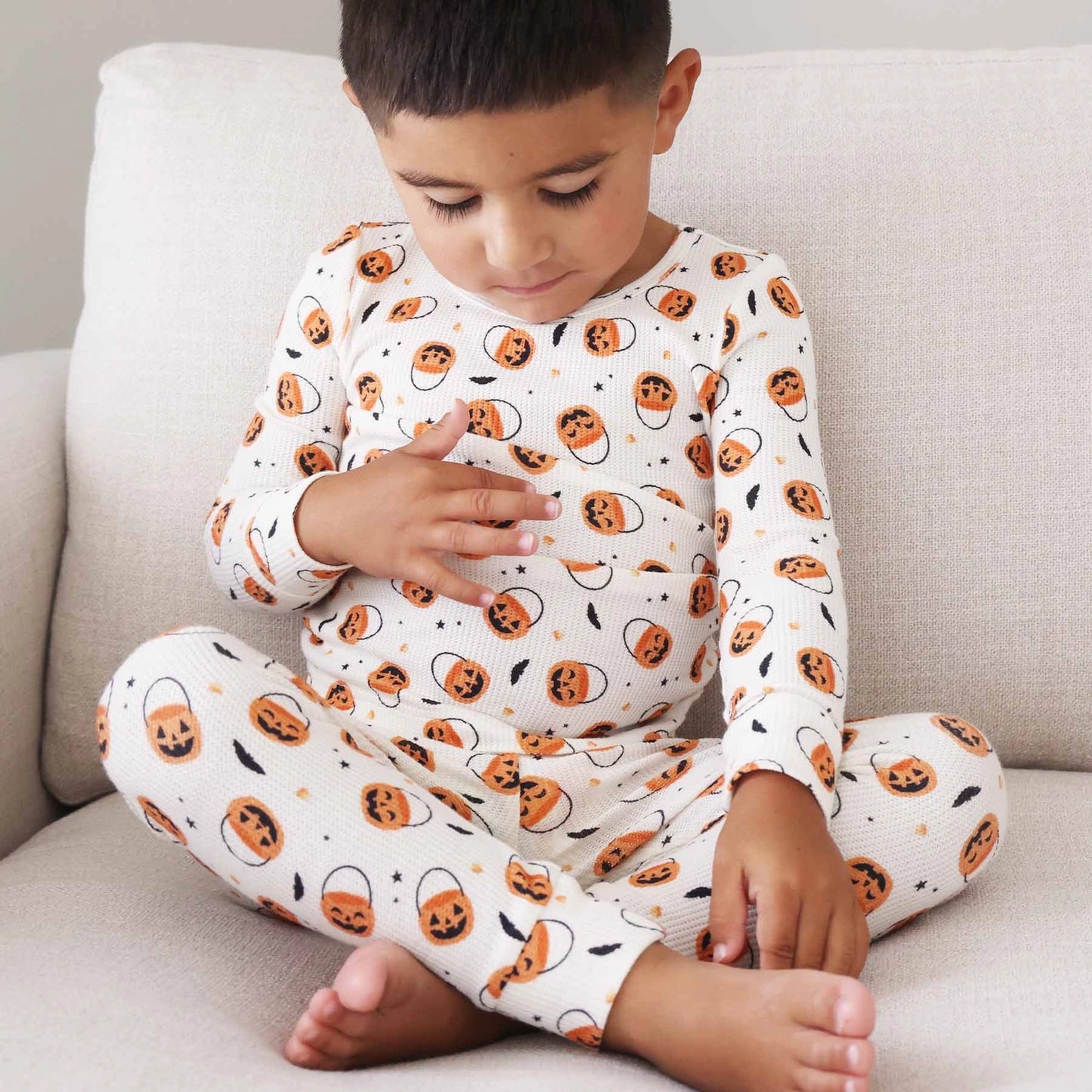 PRE-ORDER Halloween Two Piece Pajama Set | Trick or Treat