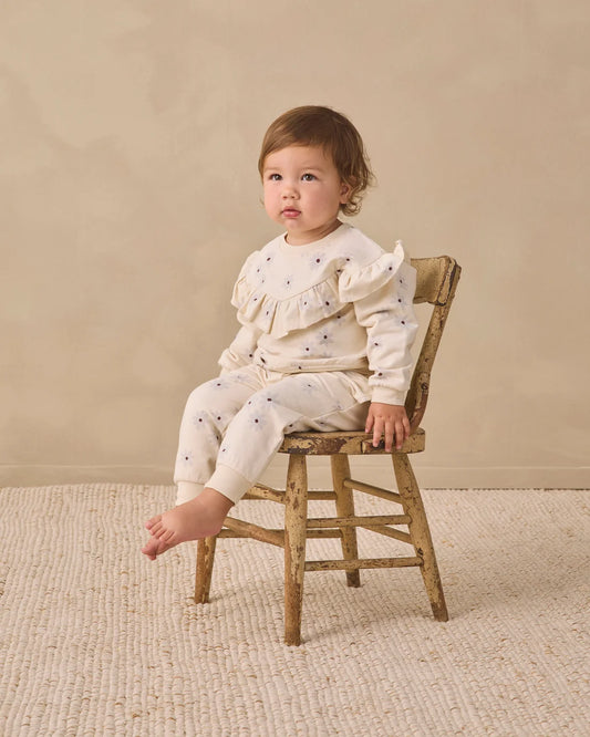 Relaxed Fleece Sweatpant | Blue Daisy