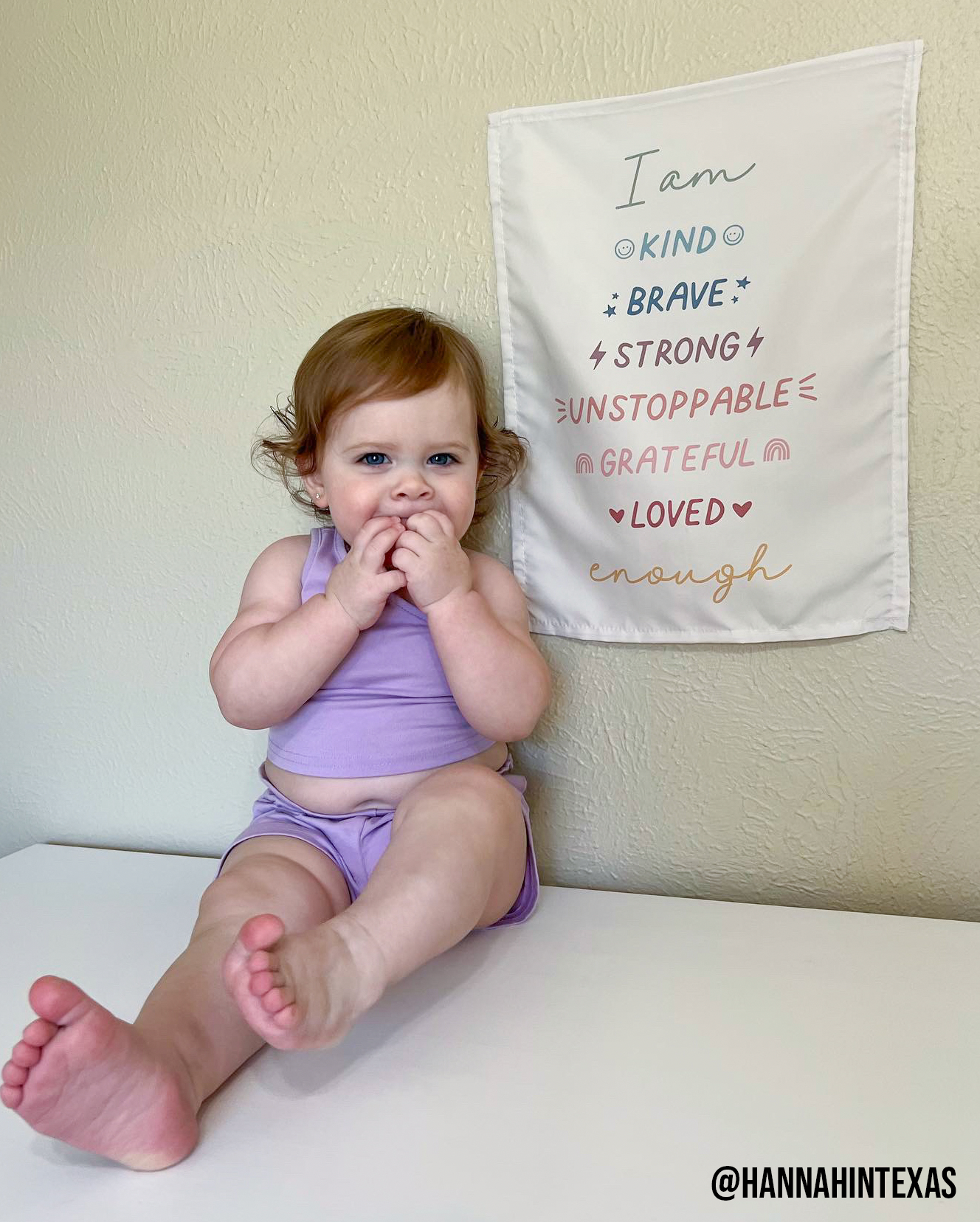 Affirmations Banner (Muted Rainbow) | Kids Wall Hanging