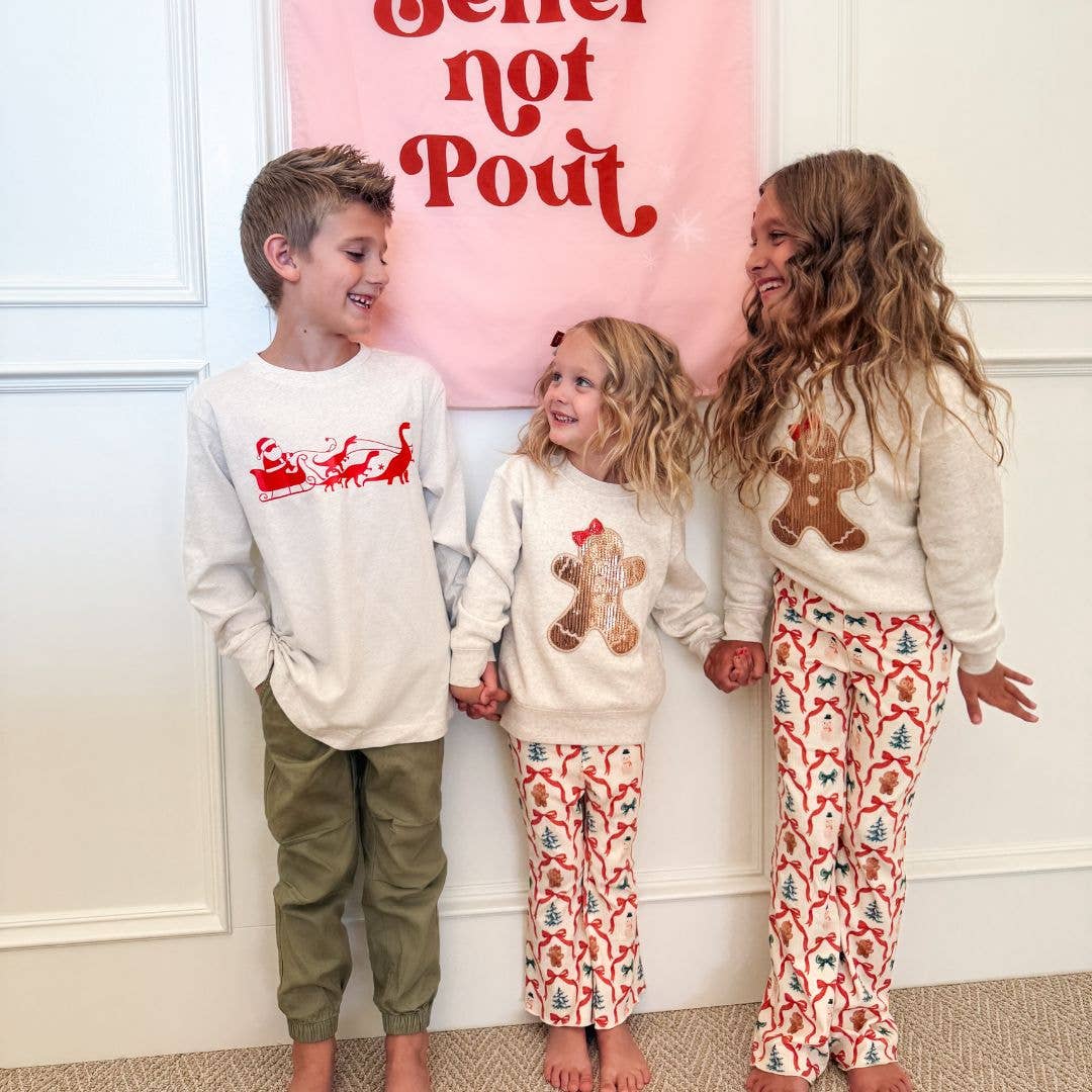 Dino Christmas Long Sleeve Shirt