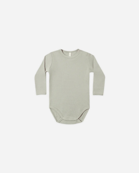 Waffle Long Sleeve Bodysuit | Laurel