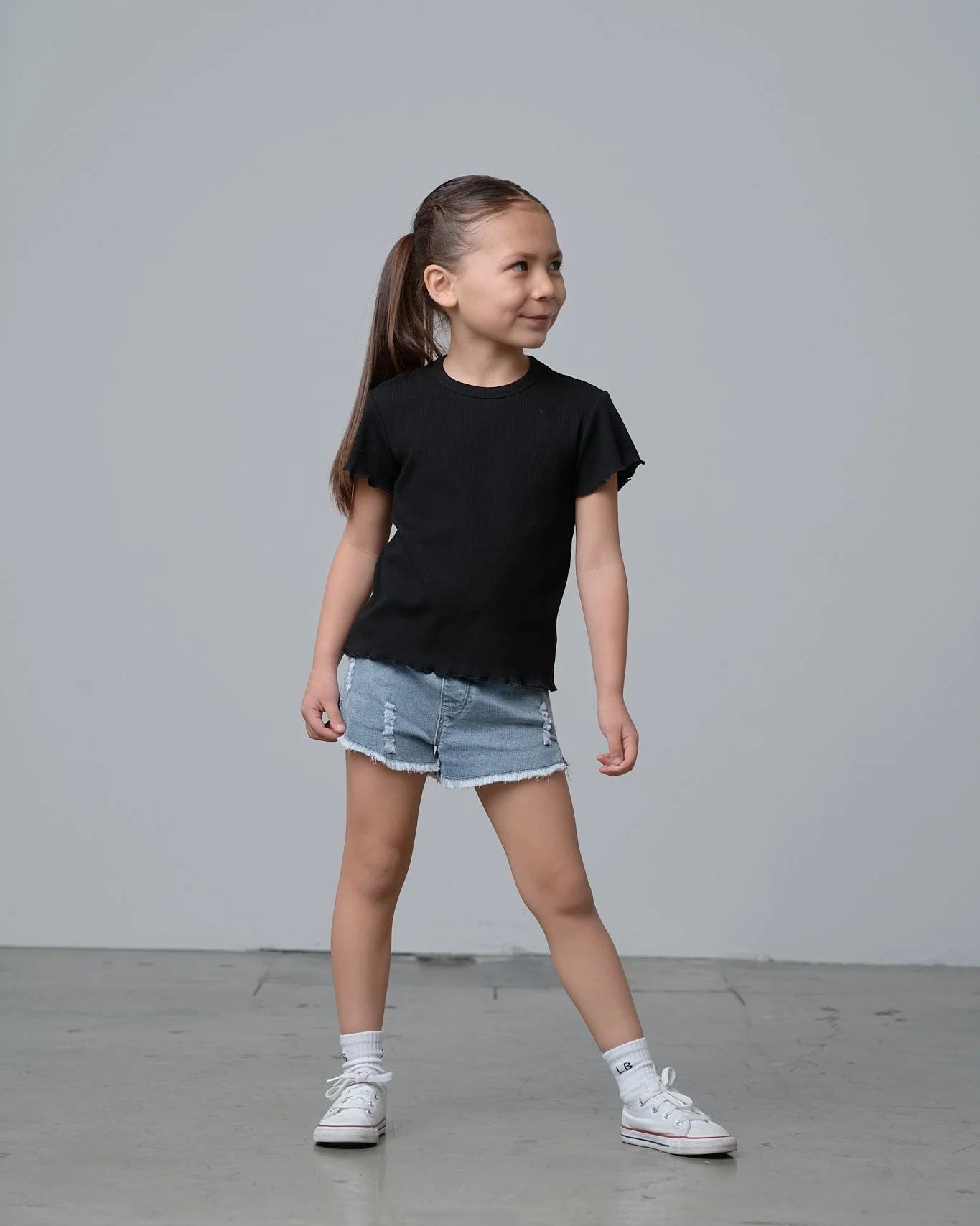 Denim Shorties | Light Wash