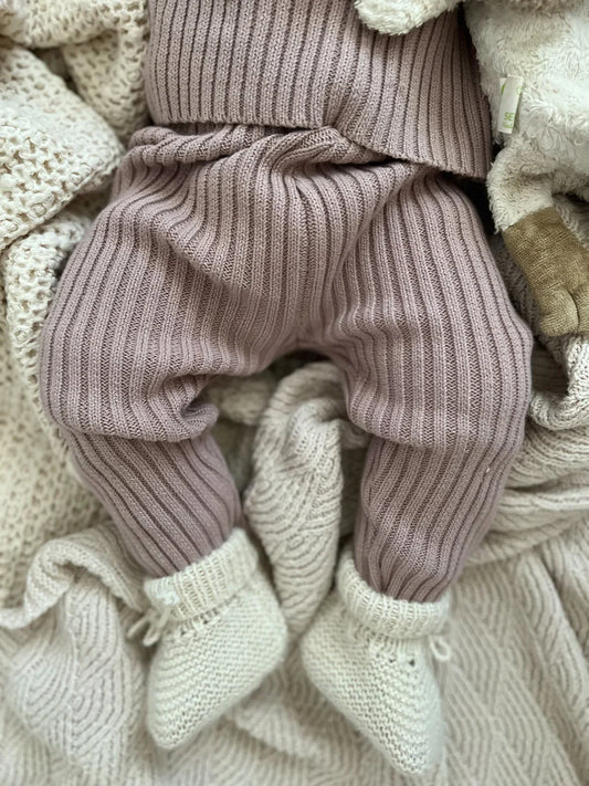 Chunky Rib Leggings | Dusty Petal