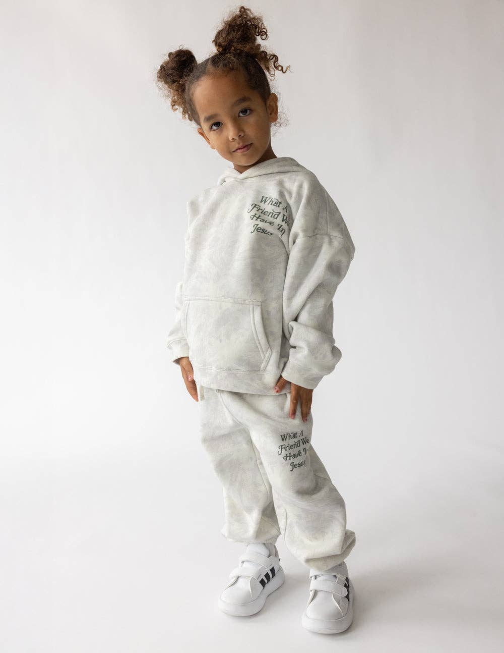 What a Friend in Jesus | Camo Kids Hoodie