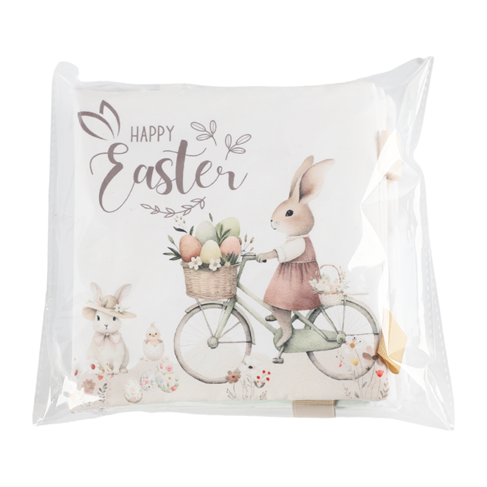 Happy Easter 10-Page Crinkle Soft Cloth Baby Book Taggies