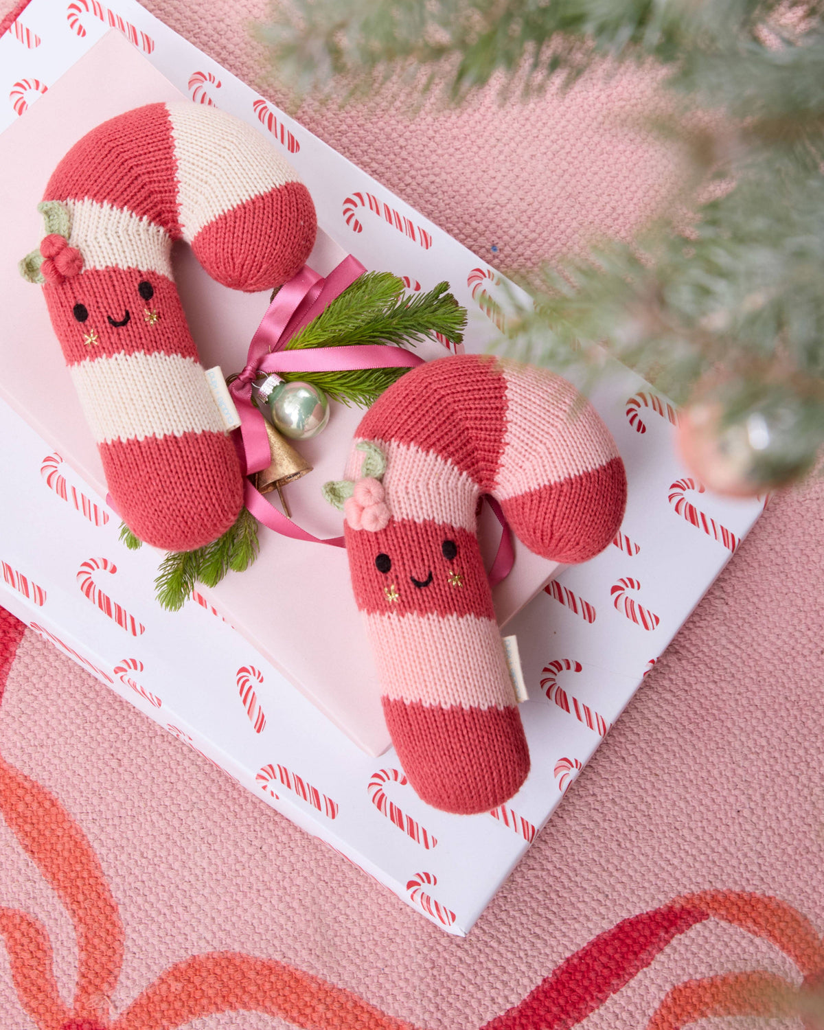 Baby Candy Cane (blush stripe) | cuddle+kind