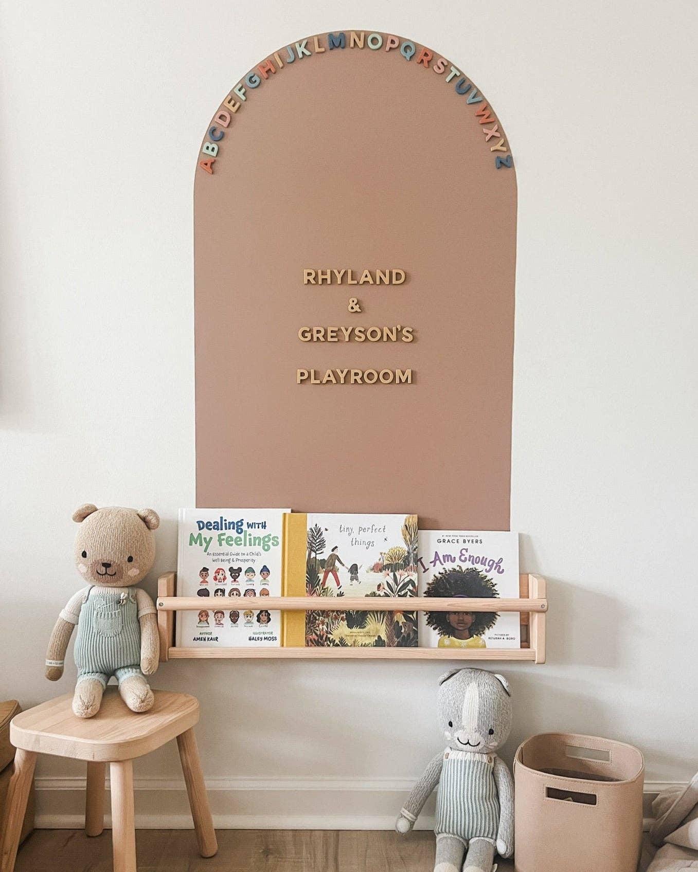 Magic Playwall - Arch Magnetic Wall Decal for Kids | Caramel
