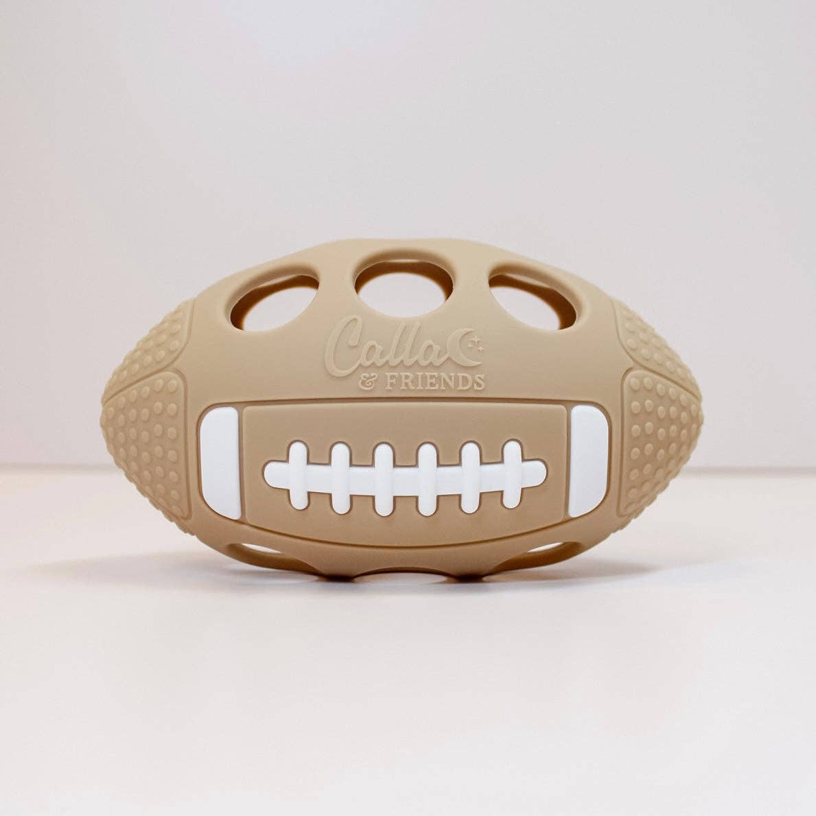 Touchdown Silicone Teether | Petal Pink or Fawn