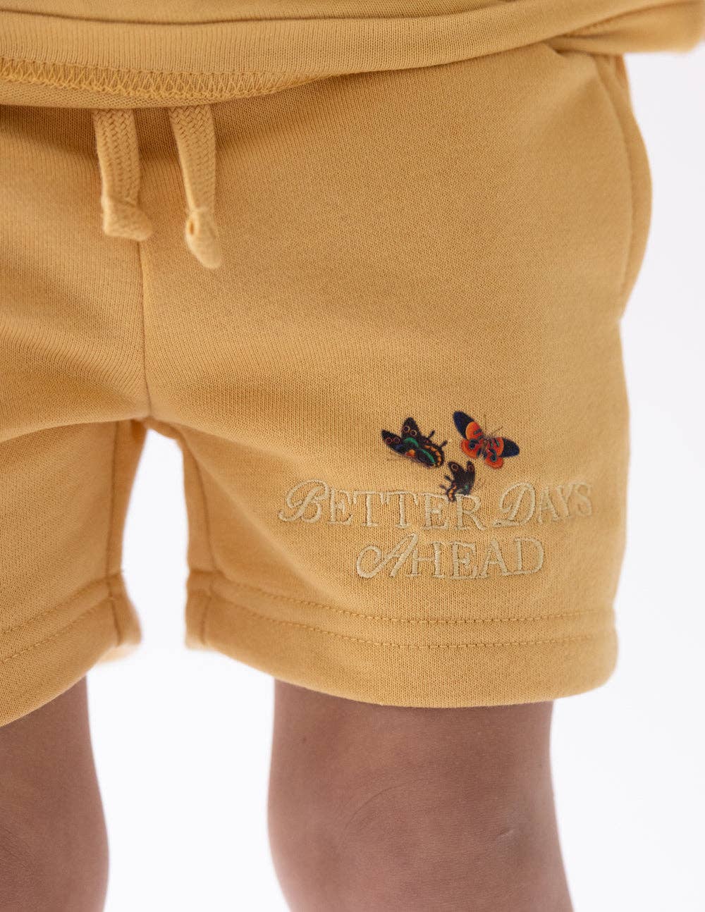 Better Days Butterfly | Kids Sweat Short