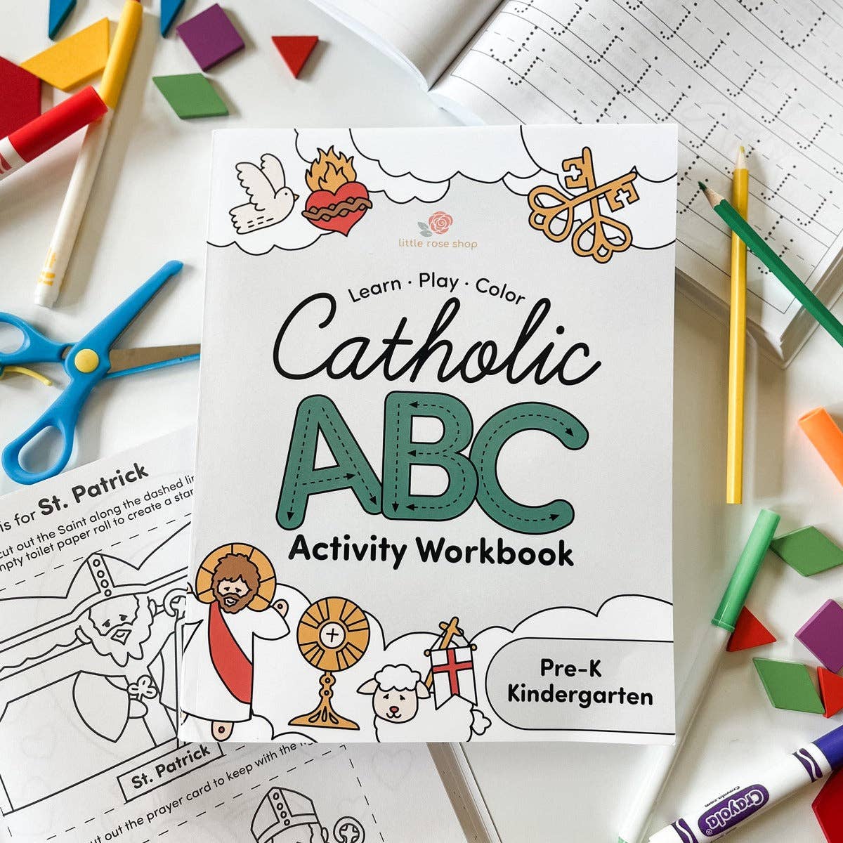 Catholic ABC Activity Workbook for Preschool & Kindergarten