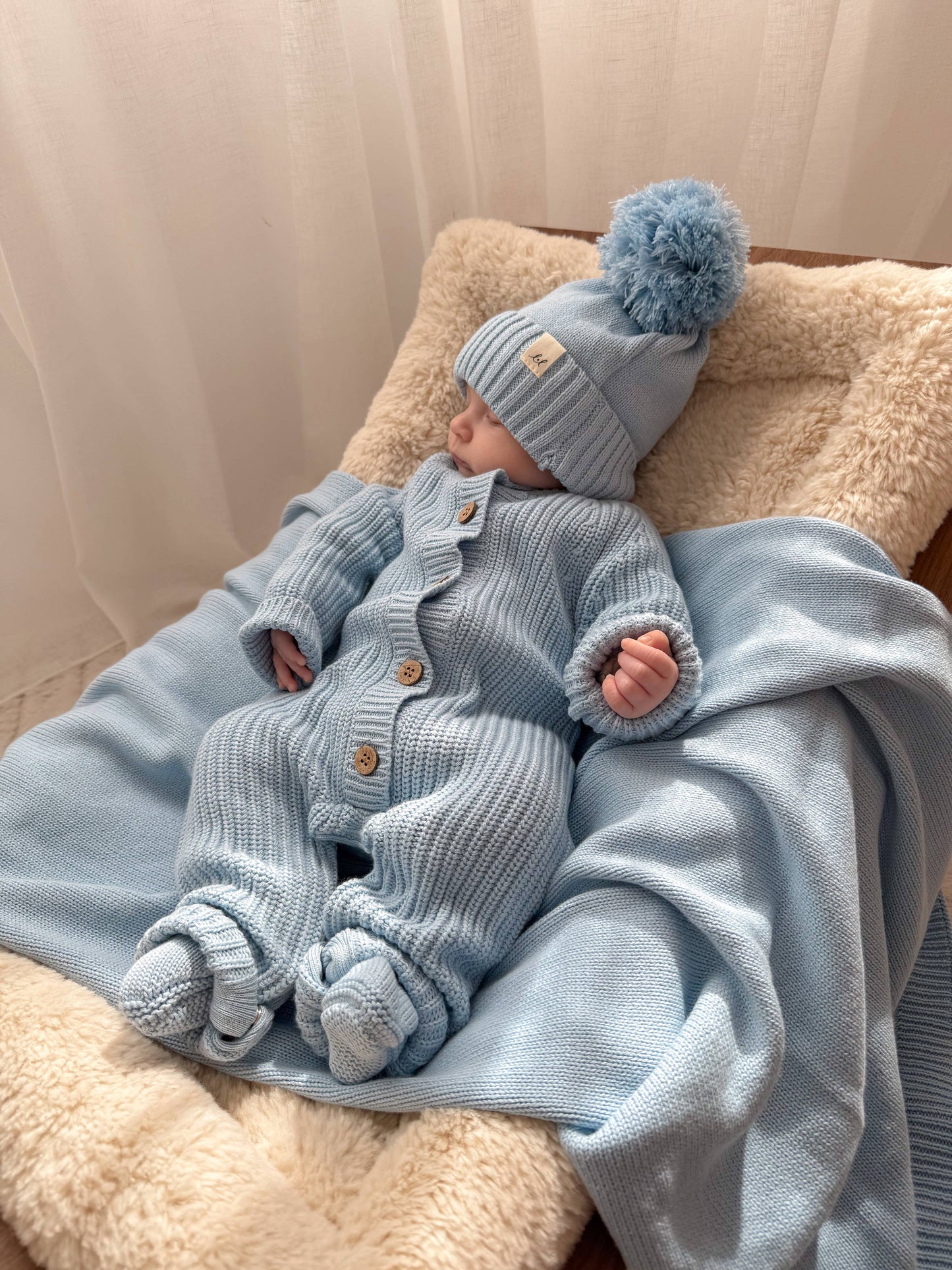 Classic Booties | Powder Blue