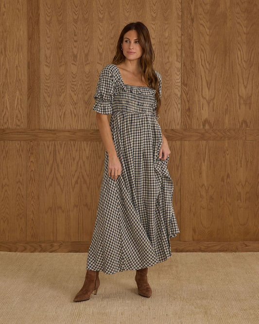 Women's Birdie Dress | Navy Check