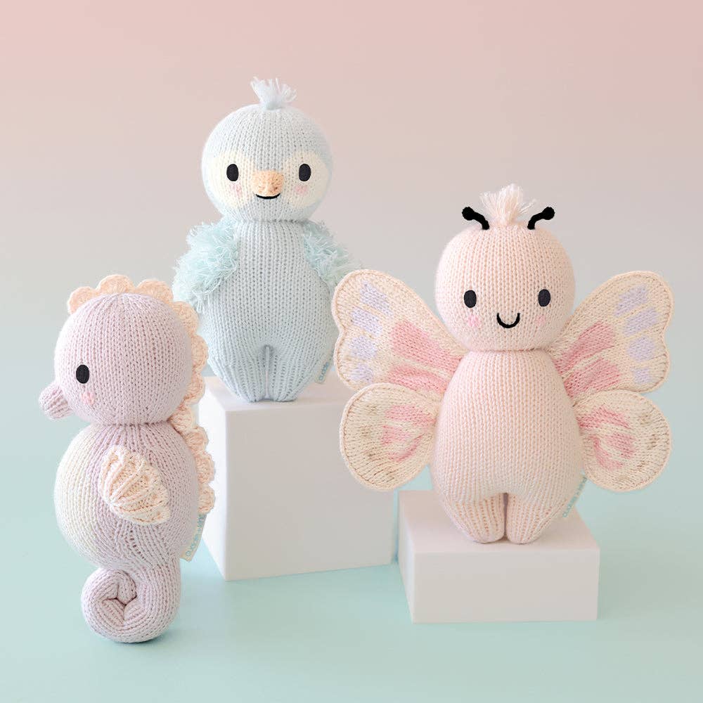Baby seahorse (lilac) | cuddle+kind baby animal