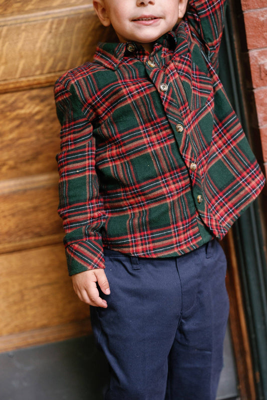 John Shirt | Evergreen Plaid