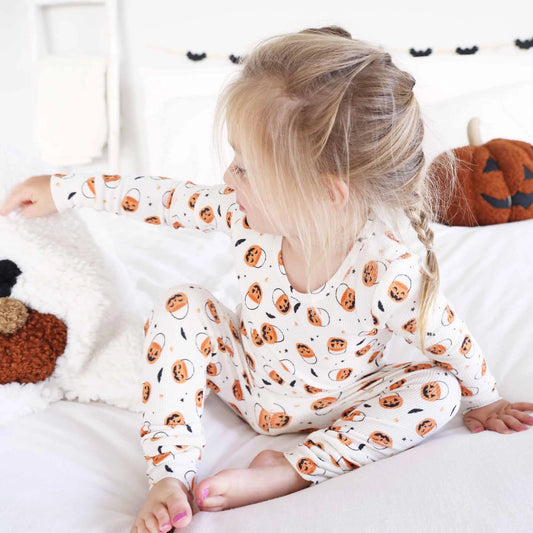PRE-ORDER Halloween Two Piece Pajama Set | Trick or Treat