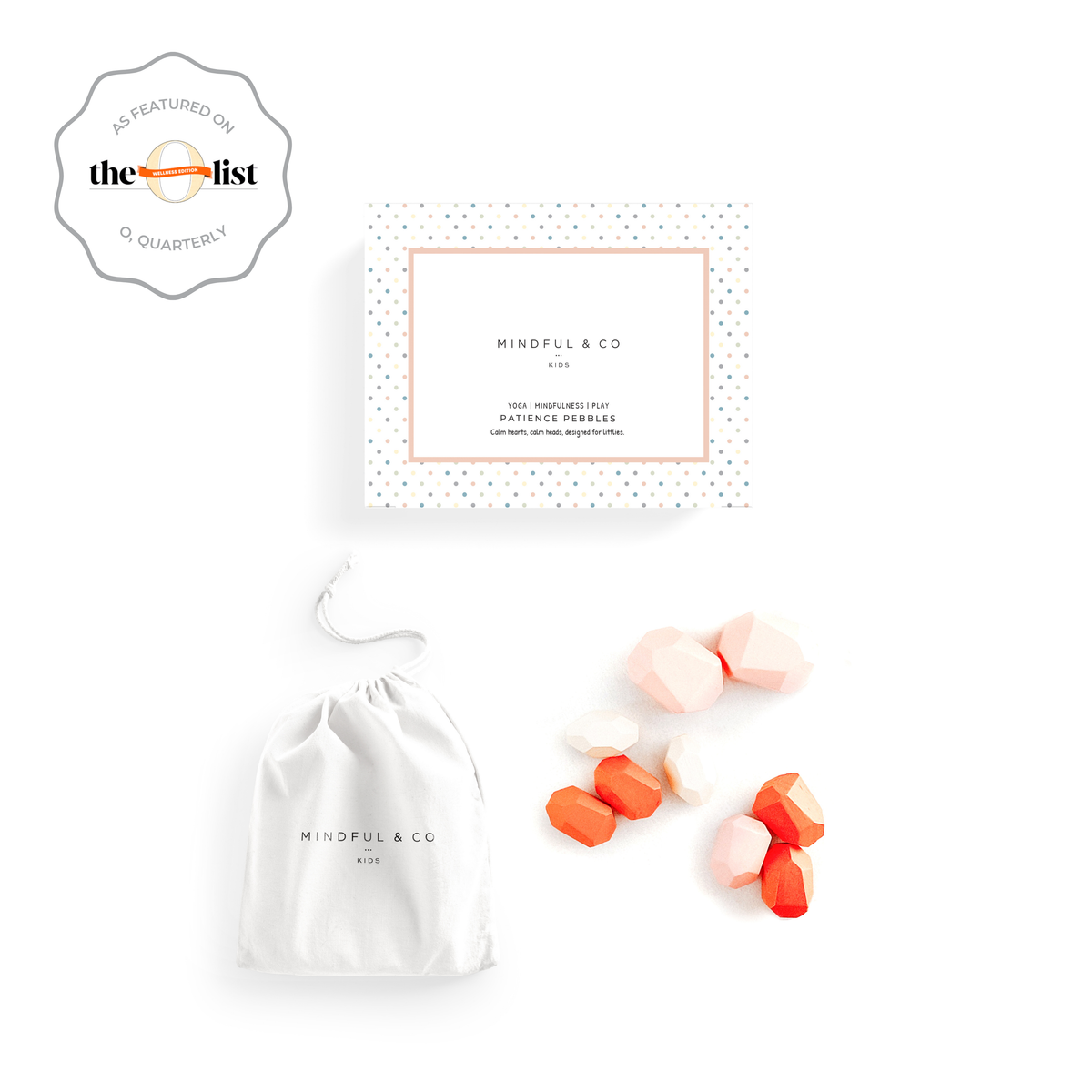 Patience Pebbles | Wooden Mindfulness Toy for Kids