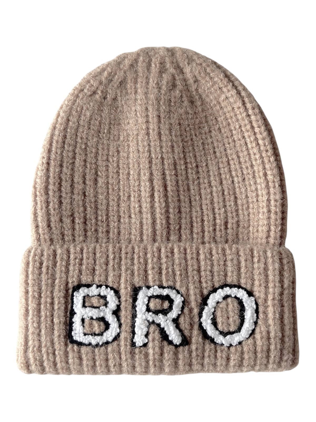 BRO Knit Beanie | Cocoa (Tan) – ROBIN•riley