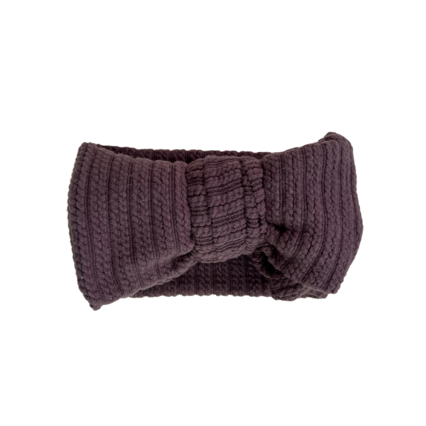 Luna + Luca Top Knot Headband - Brown: Brown