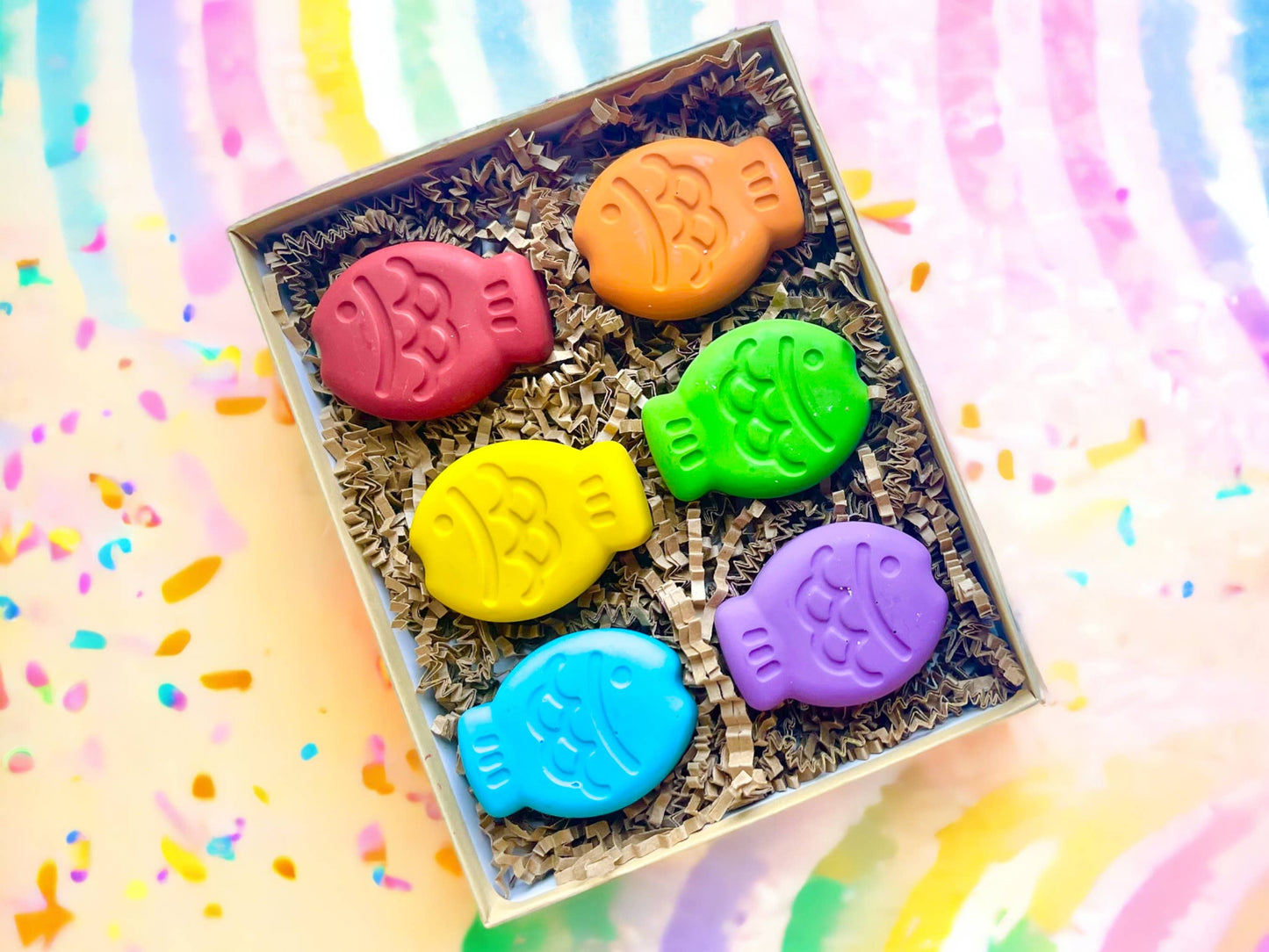Fish Crayons Deluxe Gift Box