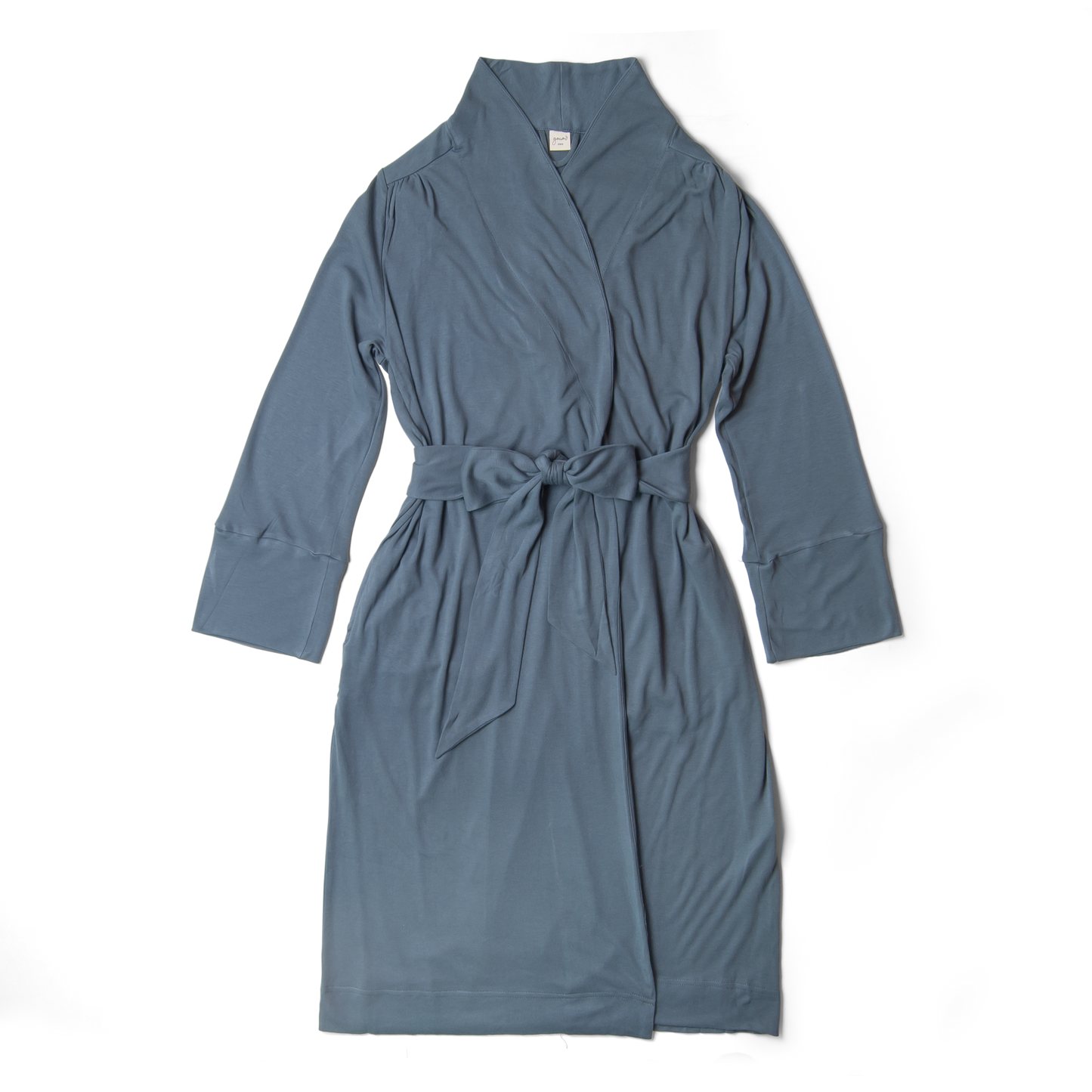 Viscose Bamboo + Organic Cotton Womens Robe | Midnight