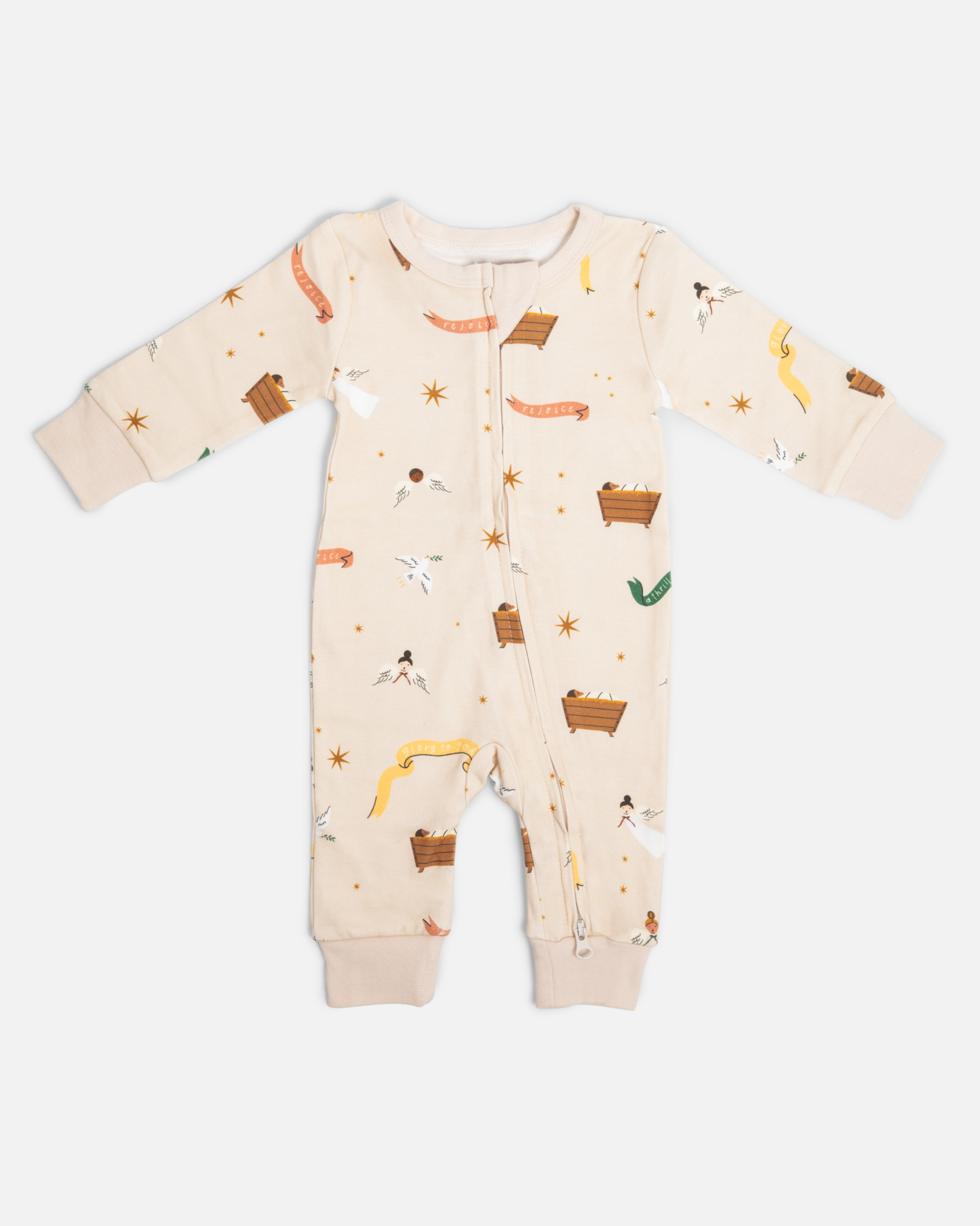 Jesus Christmas Baby Sleeper Pajamas