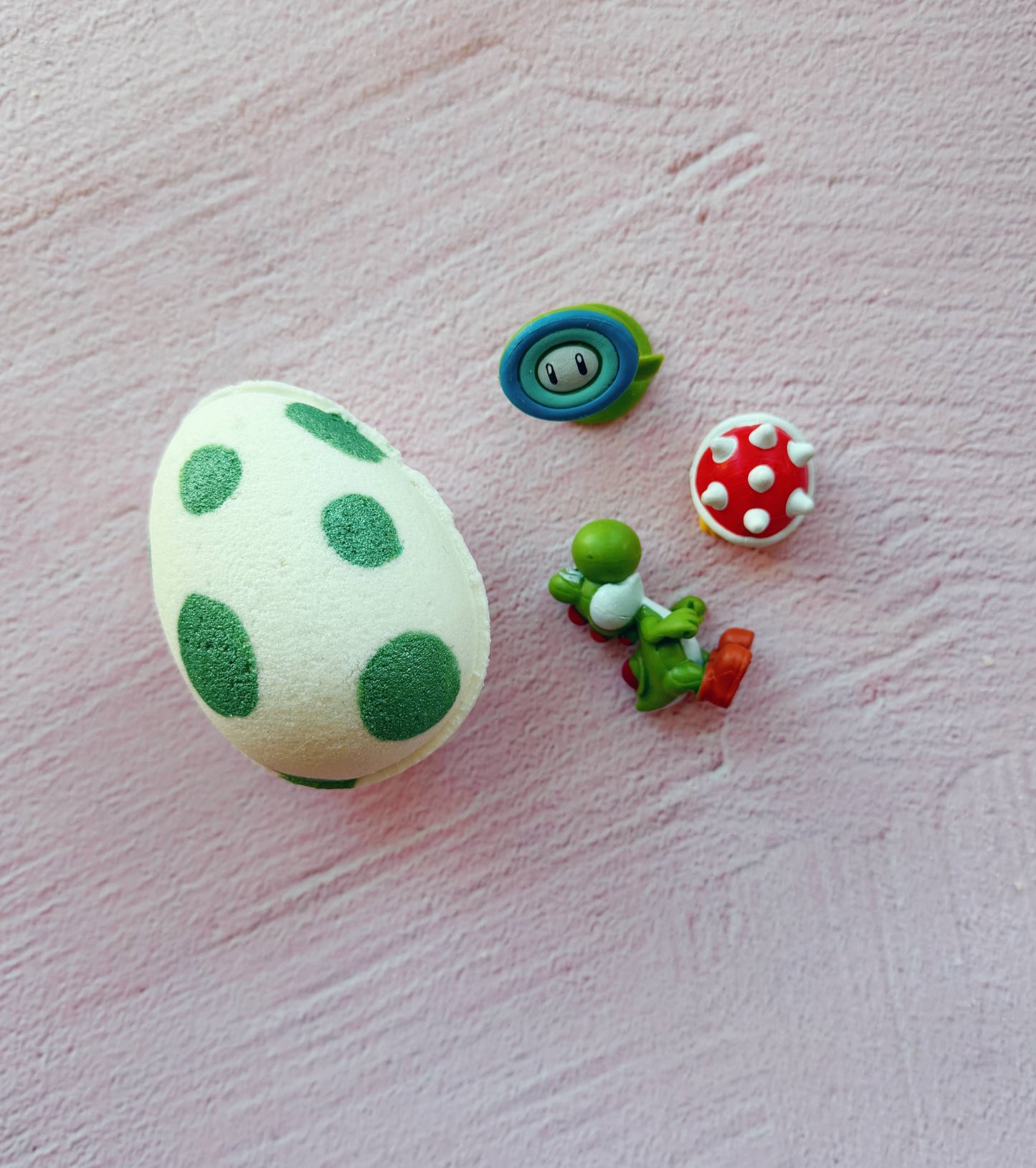 Yoshi Egg Bath Bomb (with toy inside!)