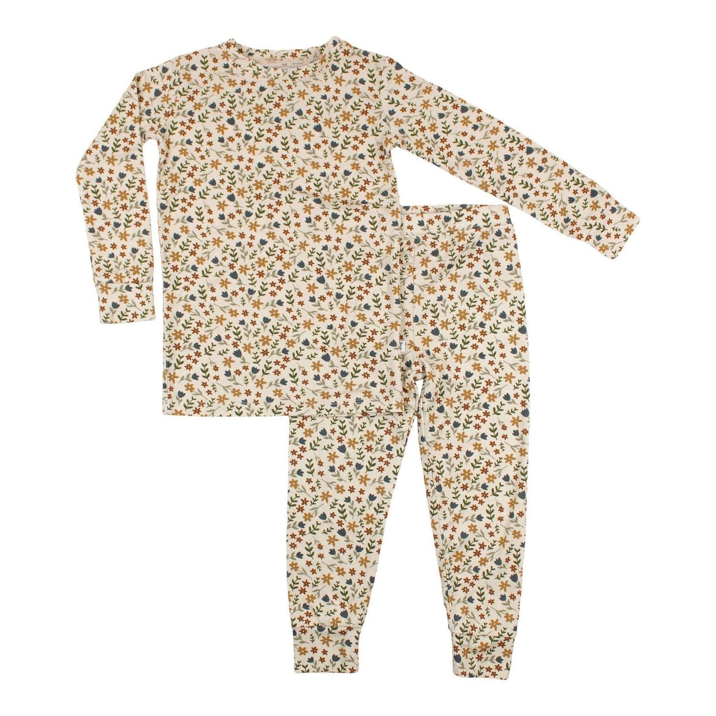 Two-Piece Pajama Set | Cream Floral
