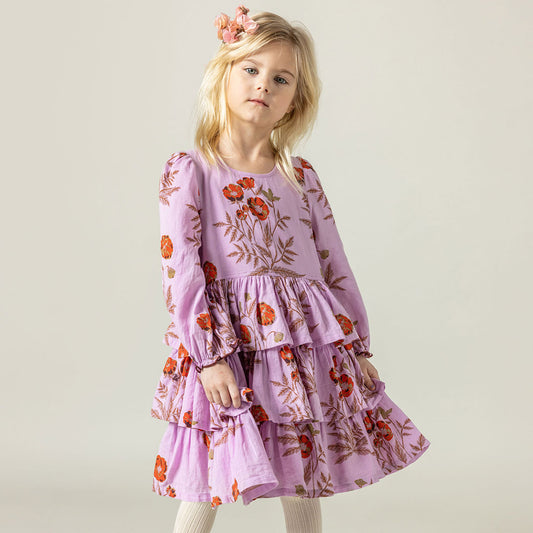 Fleur Dress | Lavender Poppy