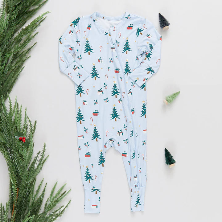 Baby Bamboo Romper | Holiday Cheer