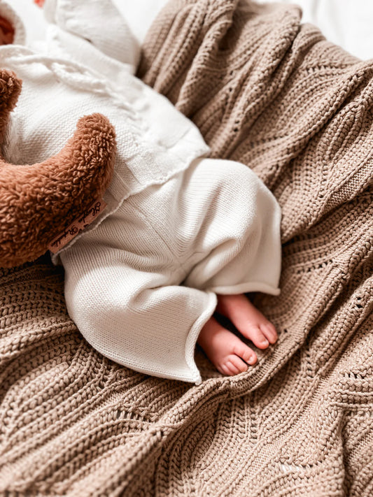 Luna + Luca Knit Pants | White