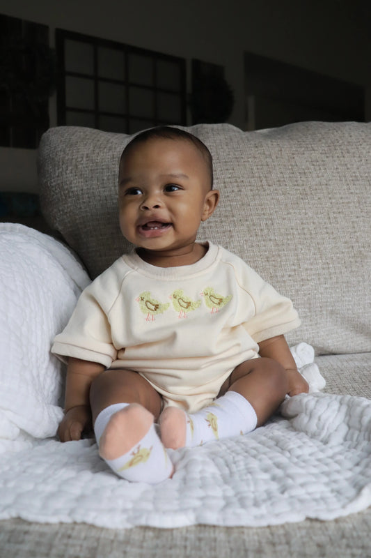 3 Little Ducks Bubble Romper