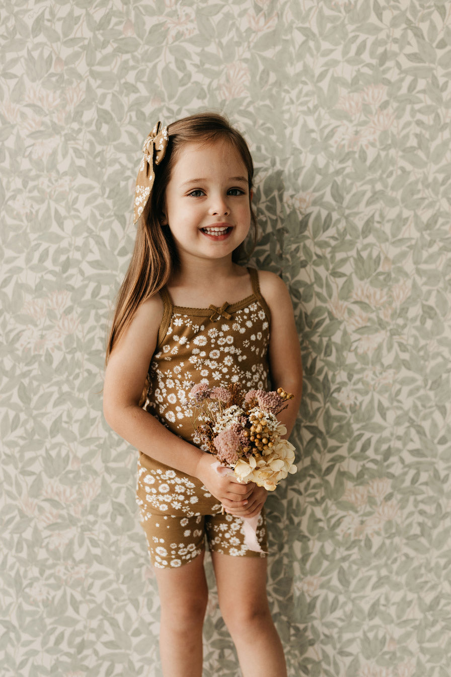 Tank Singlet - Daisy Floral