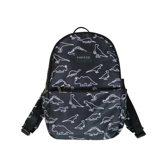 Black Dino Backpack