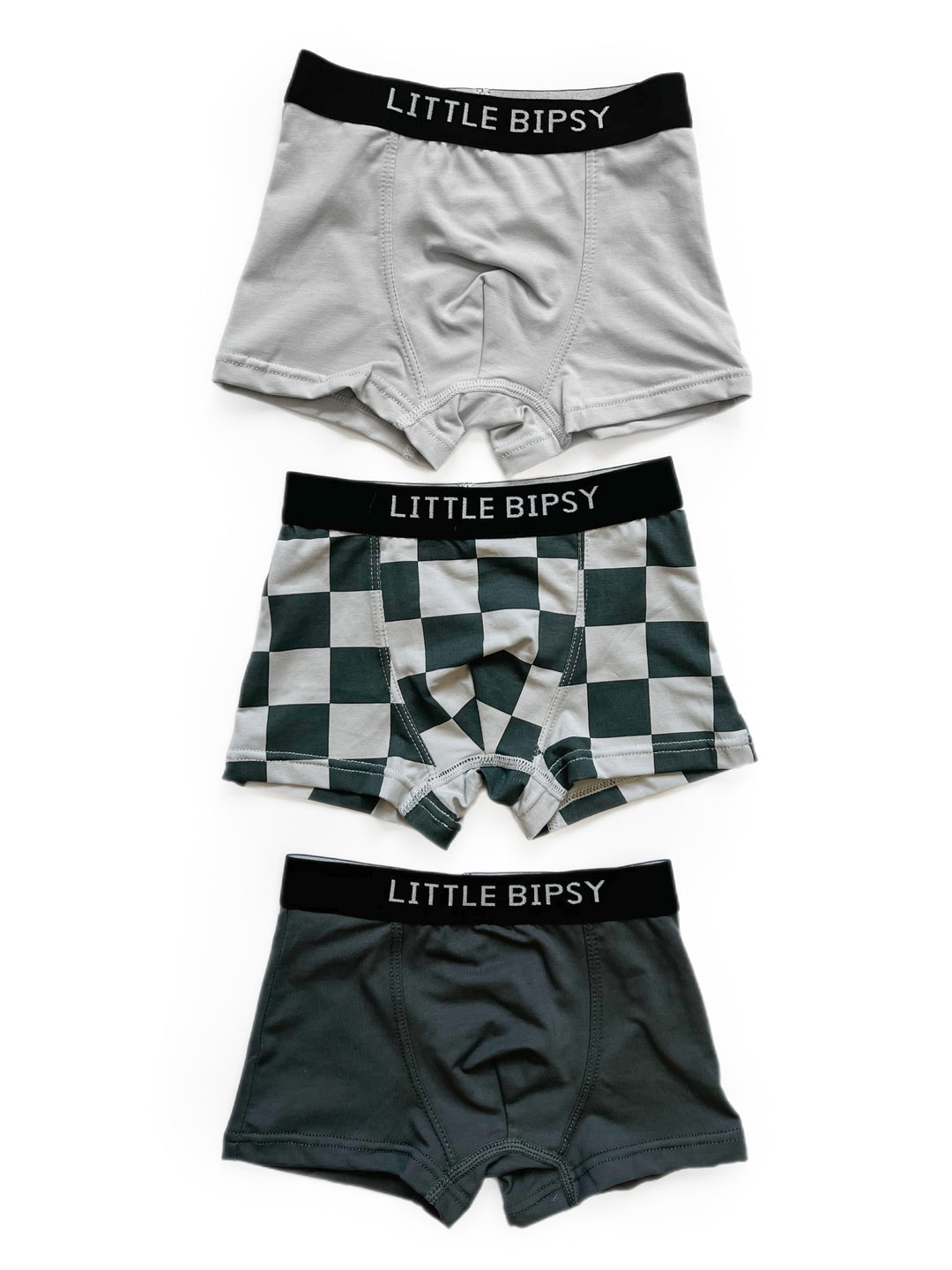 Boxer Brief 3-Pack | Pewter Check Mix