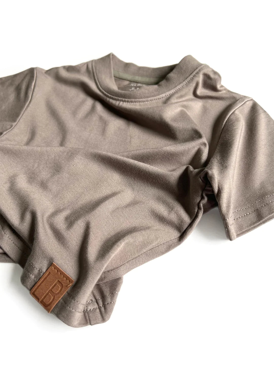 Oversized Bamboo Tee | Mushroom