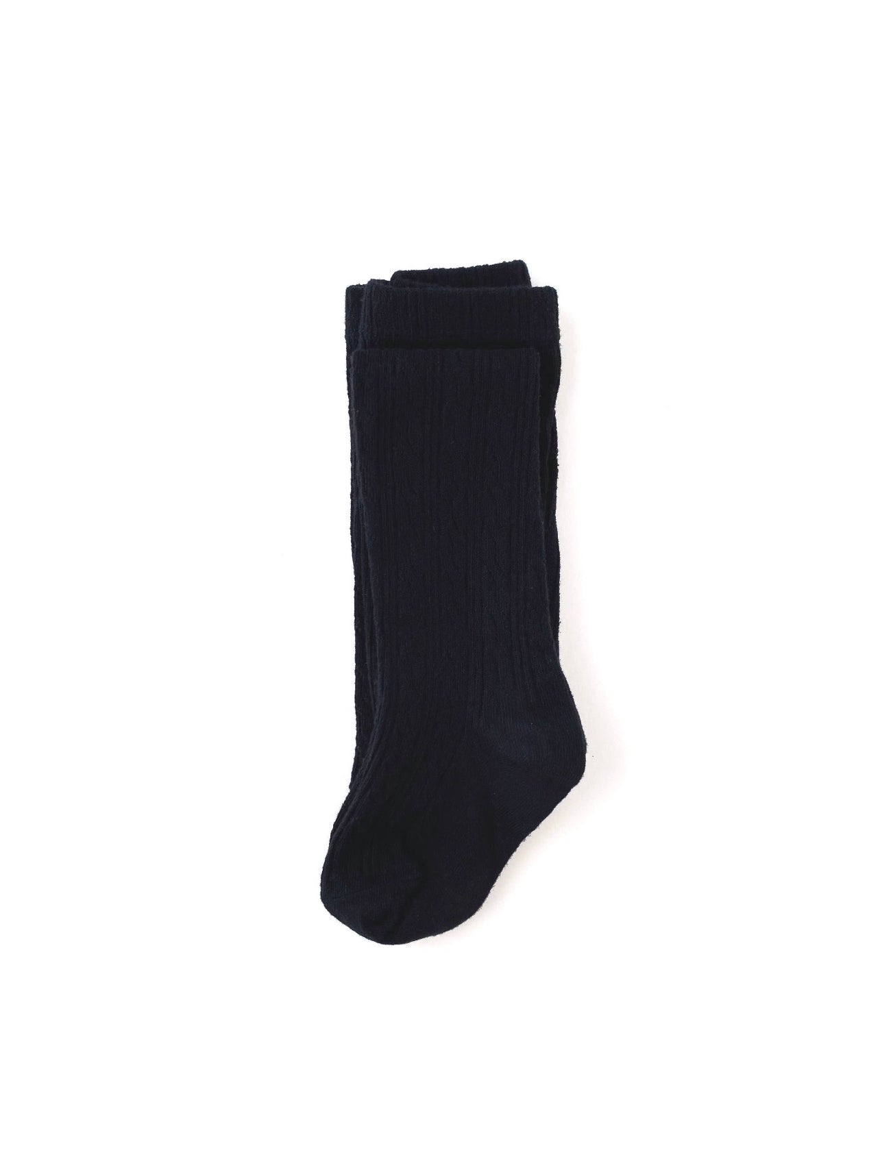 Cable Knit Tights | Black
