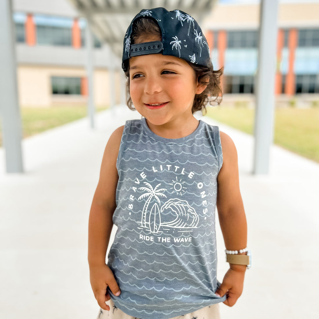 Ride the Wave Bamboo Tank