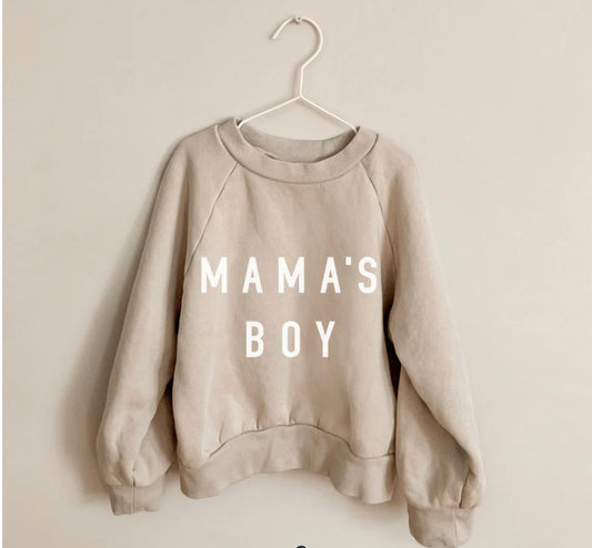 MAMA’S BOY Bubble Sweatshirt | Blonde