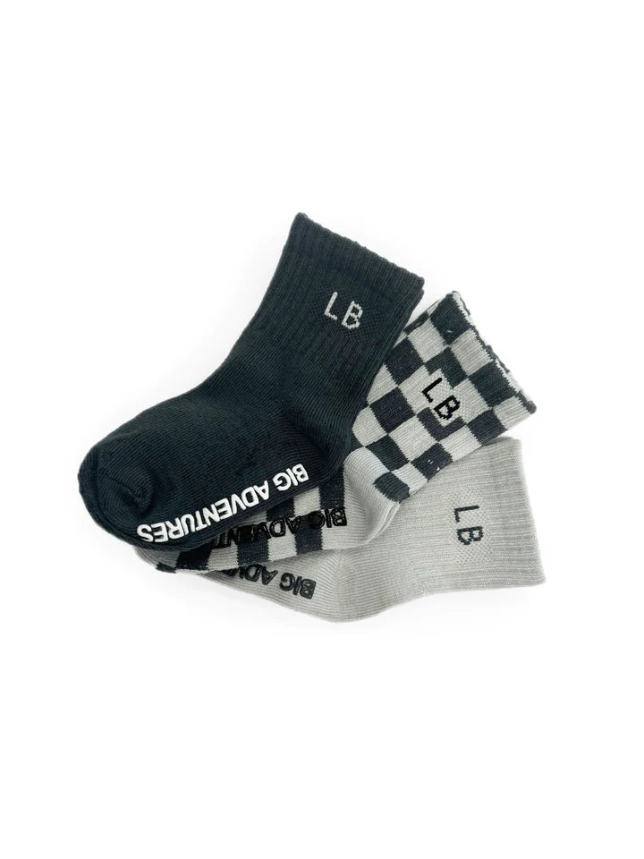 Sock 3 Pack | Check Mix