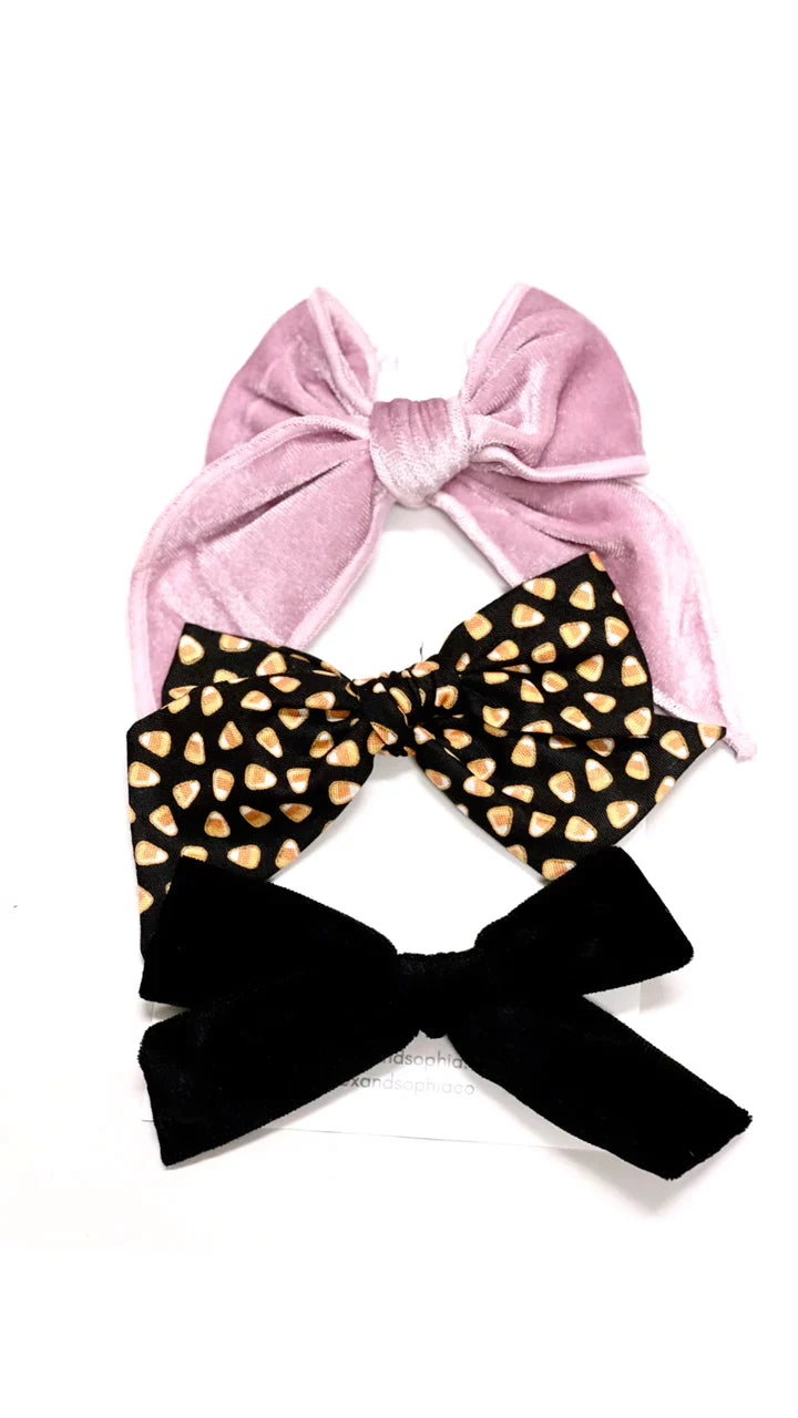 Candy Corn Bow Set | Clips