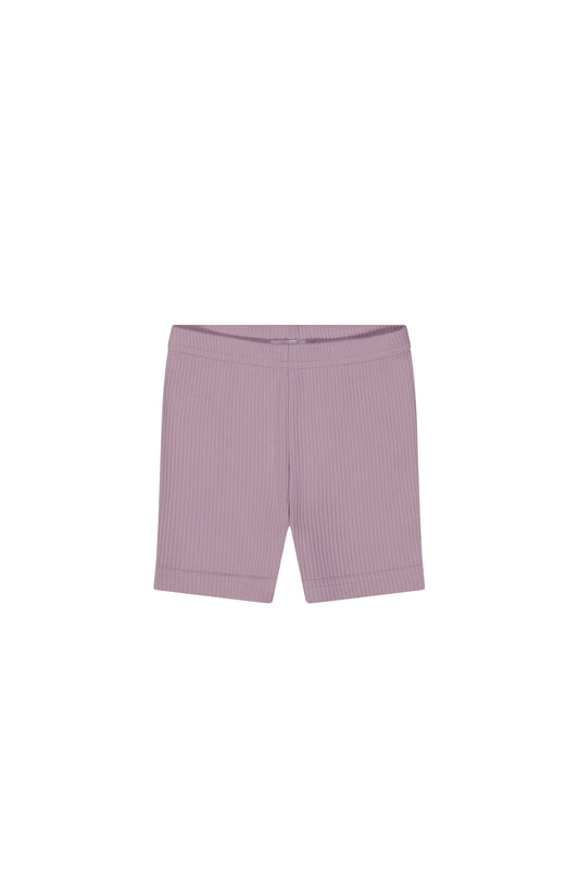 Organic Cotton Modal Elastane Bike Short | Periwinkle