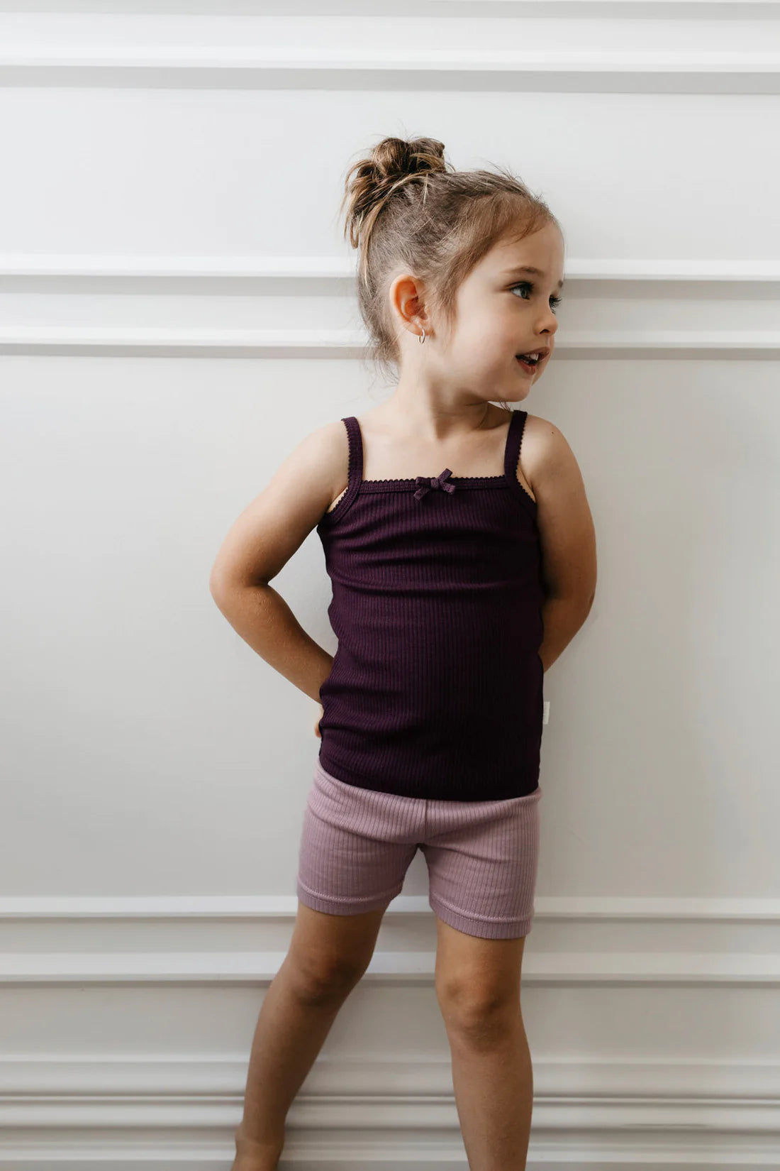 Organic Cotton Modal Singlet | Fig