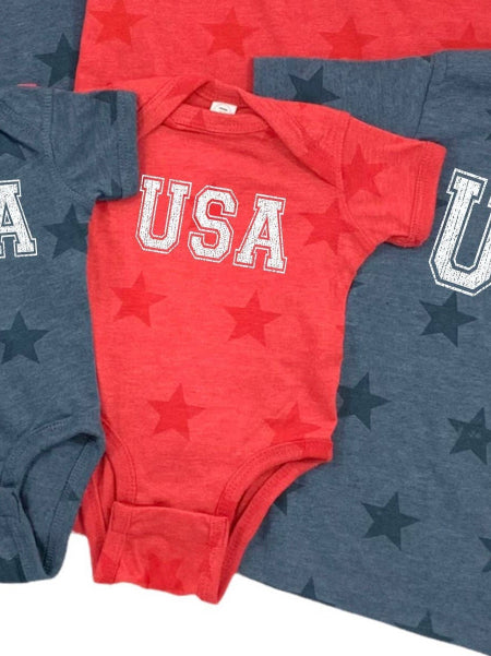 Star USA Bodysuit | Red