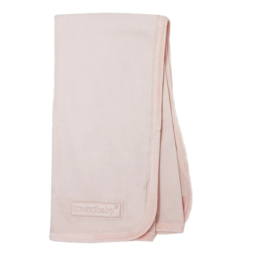 Organic Velveteen Blanket | Blush