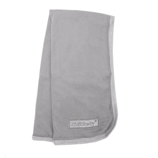 Organic Velveteen Blanket | Light Gray